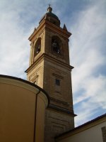 Il campanile della Chiesa, lato canonica - Marzo 2011