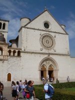 "Pellegrinaggio ad Assisi, gruppo ""Carica del 2002"", 2-3/09/2015. Assisi, Basilica Superiore"