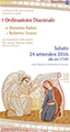 Locandina ordinazione diaconale di Massimo Balice e Roberto Grassi