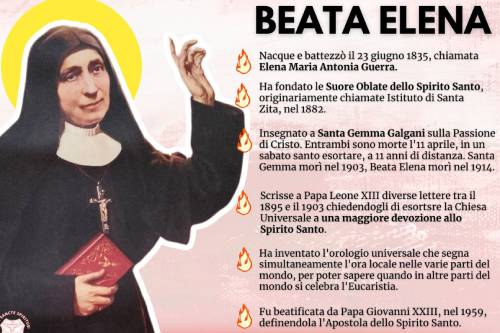 Messa ringraziamento per canonizzazione Elena Guerra