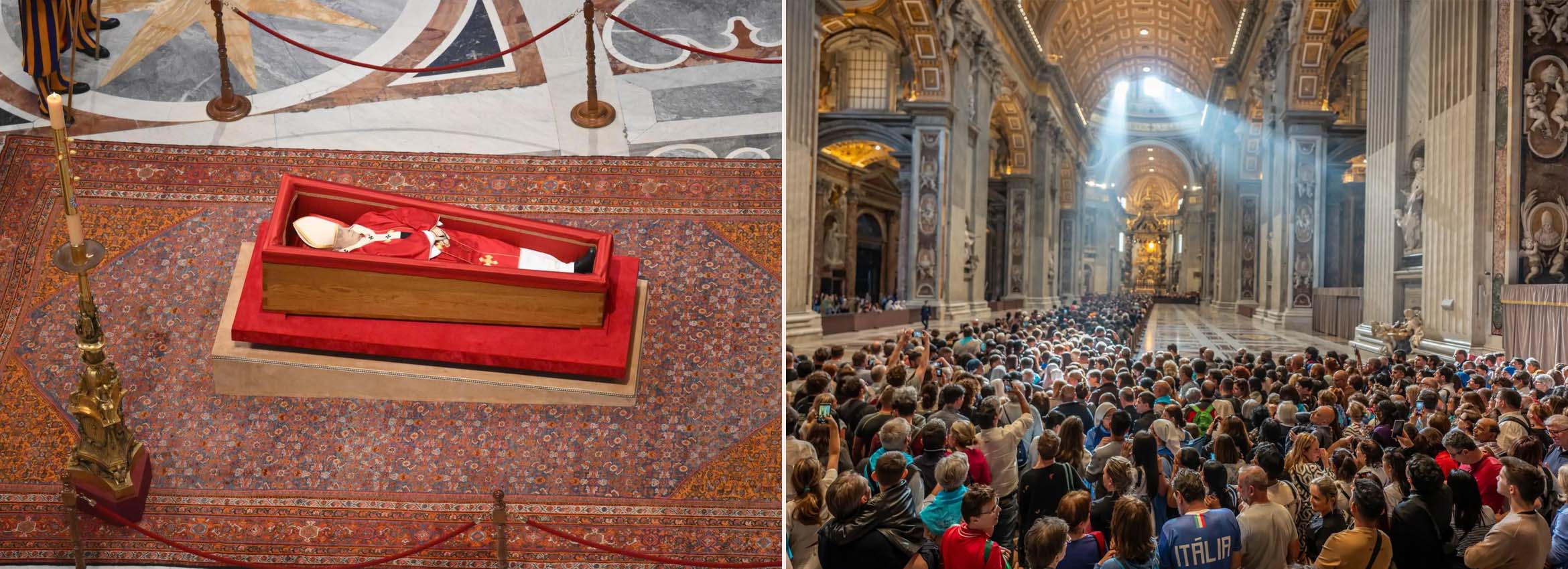 Visita alla salma e funerale Papa Francesco