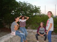 "Pellegrinaggio ad Assisi, gruppo ""Carica del 2002"", 2-3/09/2015. Relax in attesa della cena"