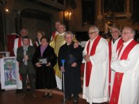 SS. Faustino e Giovita 2012: riconoscimenti a Sig.ra Landini Battioni ed Emilio Cocconi