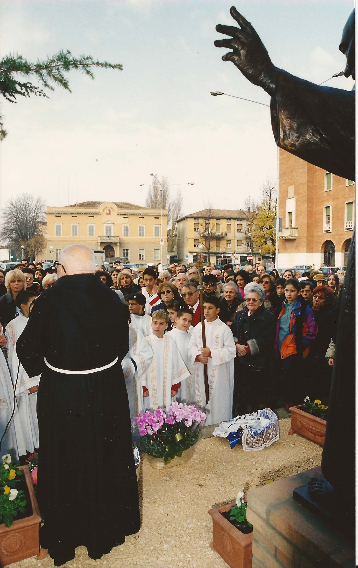Inaugurazione della Statua di Padre Pio