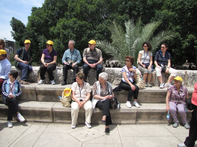 Pellegrinaggio in Terra Santa, Aprile 2011