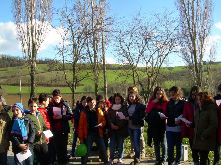 Cresimandi in visita alla Casa della CaritÃ  di Gaiano, 09/02/2014