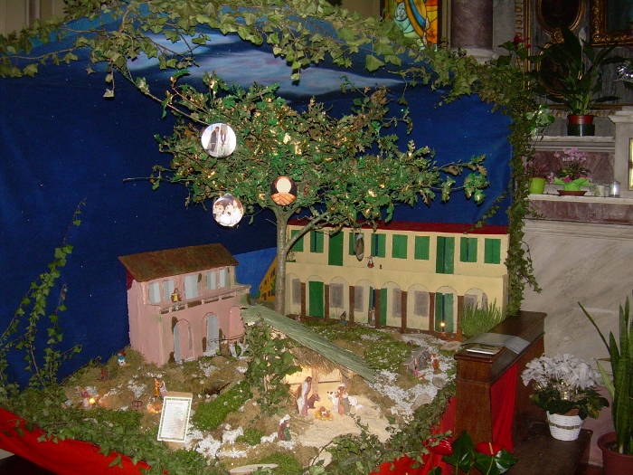 Presepe 2015 (Filiberto Bosco), chiesa di Sorbolo