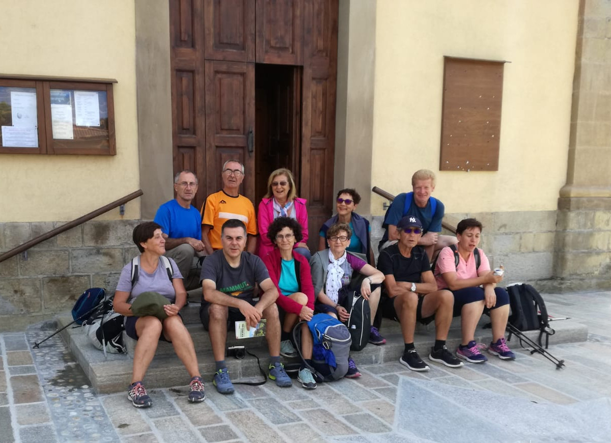 \"Pellegrini sorbolesi sulla \"\"Via degli Dei\"\", settembre 2019\"
