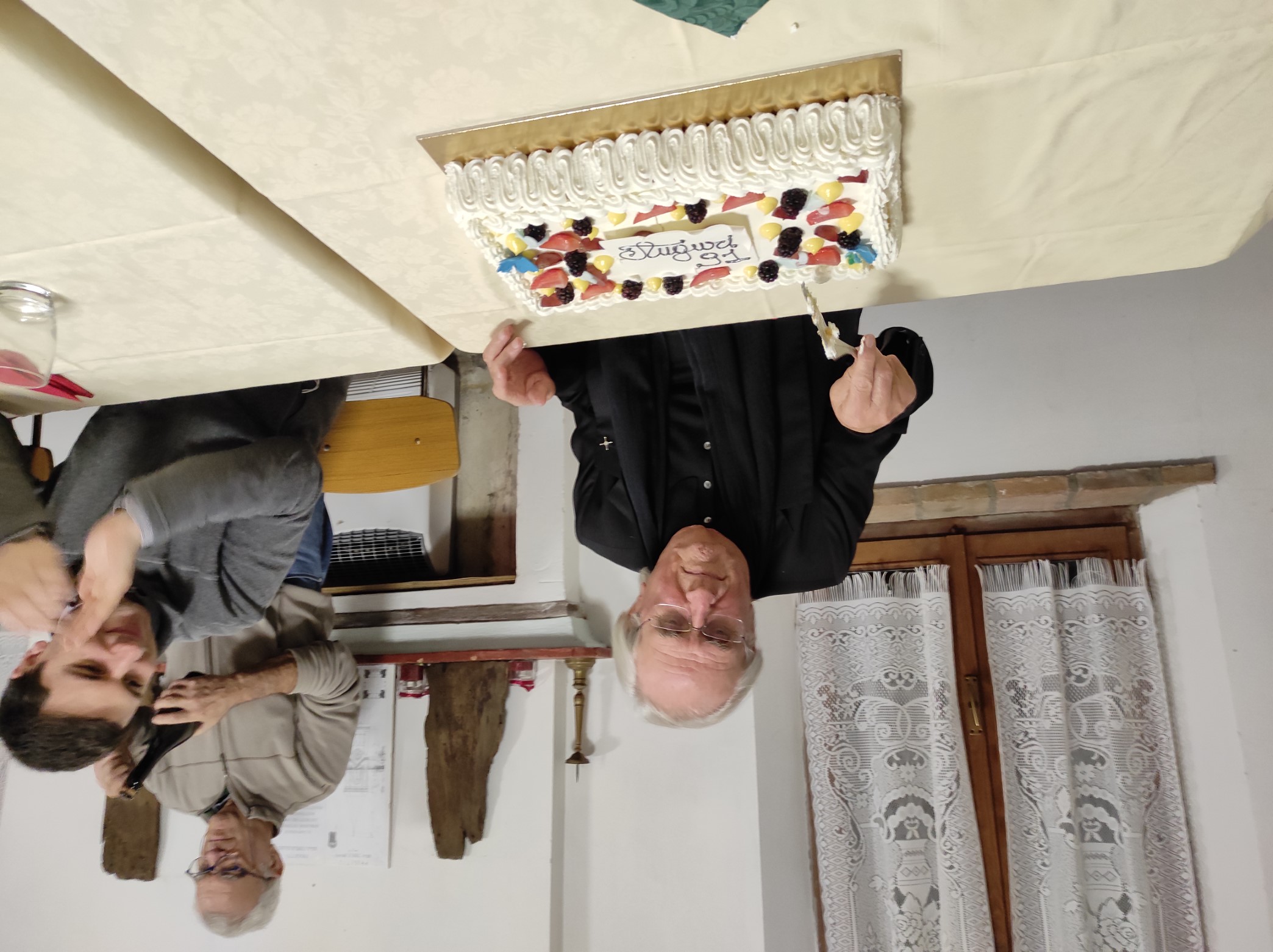 91° compleanno di don Renato Calza, 01/12/2021