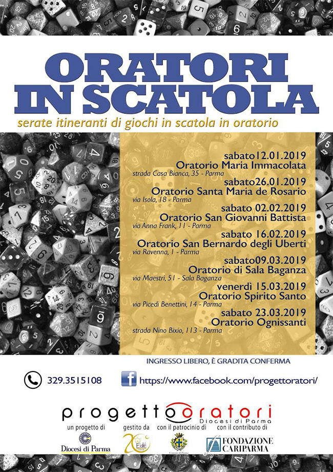 Oratori scatola 2019