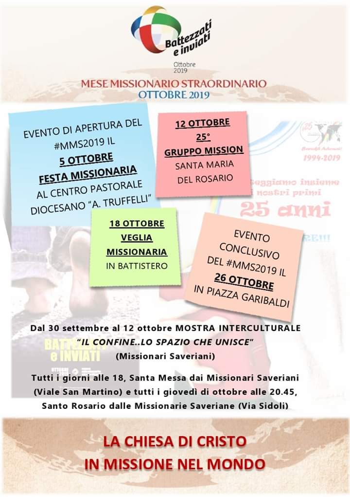 locandina ottobre Missionario